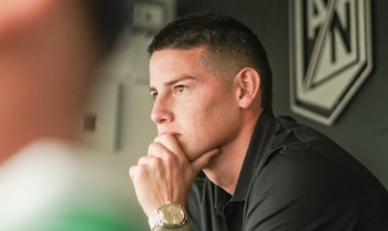Atlético Nacional reveló que James Rodríguez declaró, antes de ser presentado ante los hinchas en el estadio Atanasio Girardot, que estaba nervioso como hace mucho no se sentía - crédito @nacionaloficial/Instagram