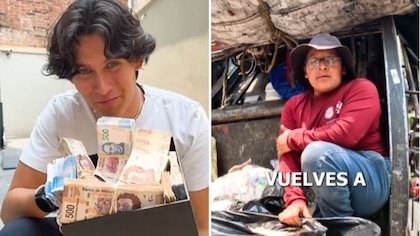 Tiktoker mexicano cambia la vida de mujer recolectora de basura 