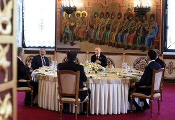 Vladimir Putin ofreció un almuerzo