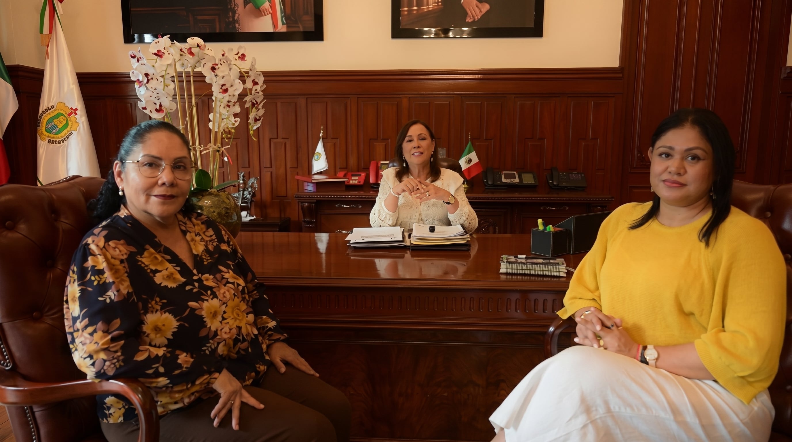 Rocío Nahle mueve piezas de su gabinete y llama a la senadora Raquel Bonilla para Educación en Veracruz