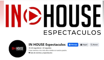 Conciertos y Espectáculos Inhouse, promotora que llevó a Christian Nodal, Ricky Martin y Marc Anthony a Baja California, aparece entre las 25 empresas sancionadas por Estados Unidos. (Captura de pantalla)