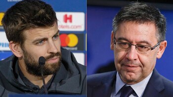 Piqué terminó enfrentado con Bartomeu