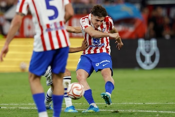El gol de Julián Álvarez. (EFE/Julio Muñoz)