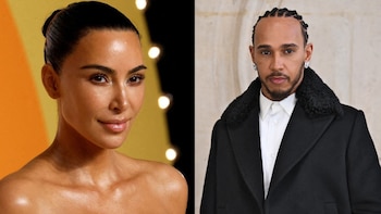 Lewis Hamilton y Kim Kardashian