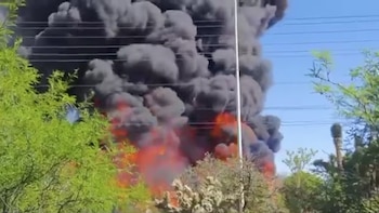Emergencia en San Luis Potosí: incendio arrasa con parque industrial