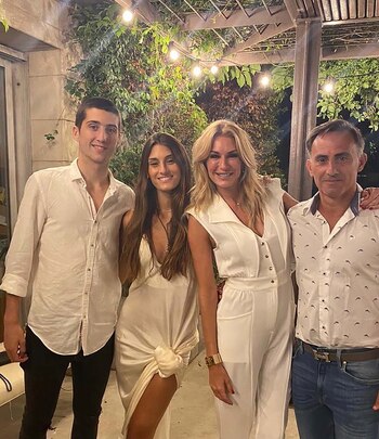 Diego, Yanina, Lolita y Dieguito