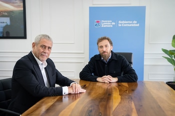 Federico Otermín y Jorge Ferraresi en Lomas de Zamora