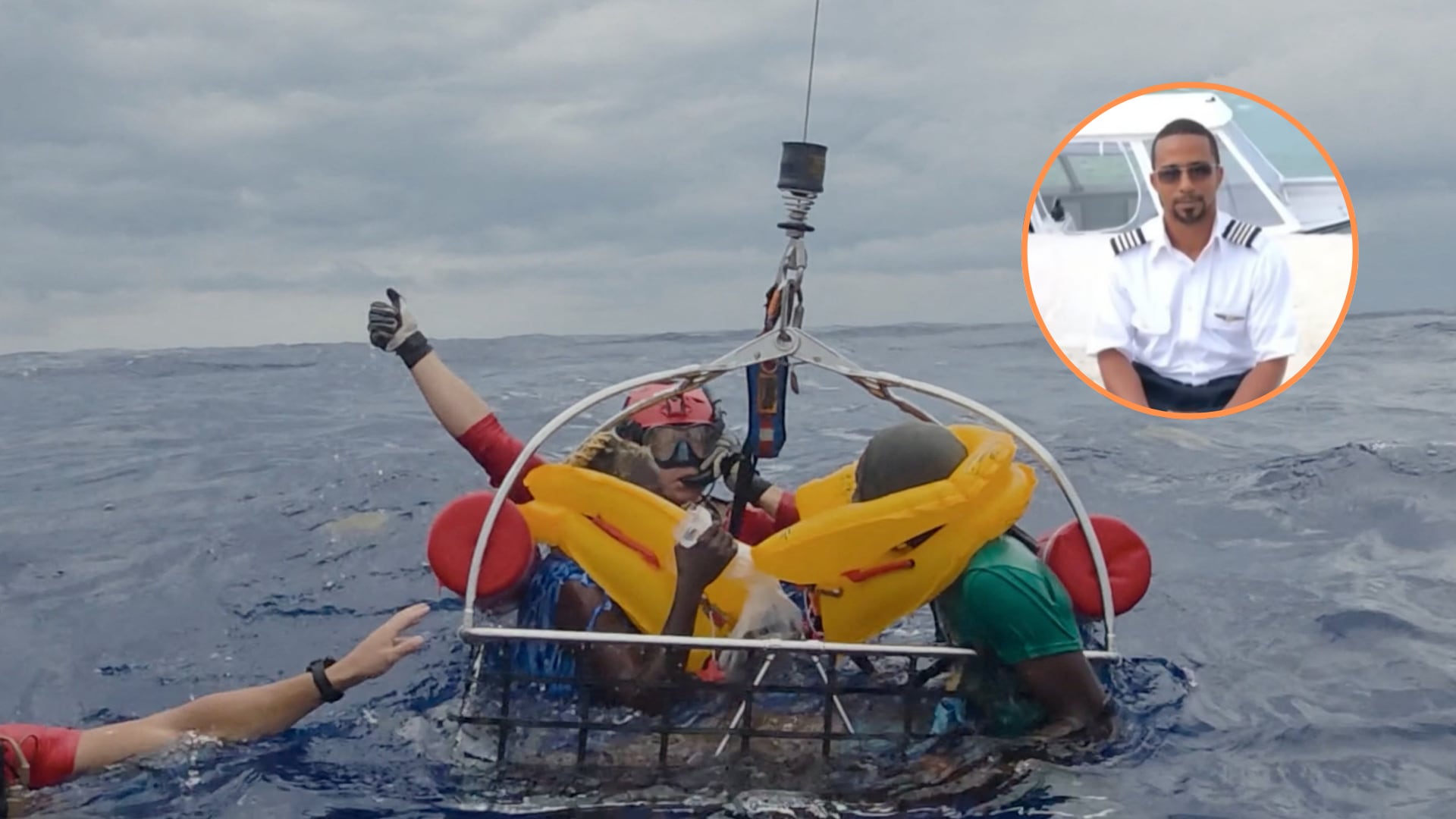 Piloto bahameño salva a 11 personas tras caída de avión en el Atlántico