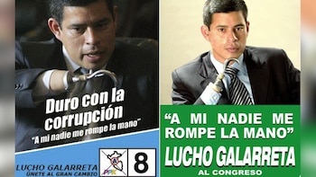 Las campañas de Luis Galarreta en 2011 y 2006