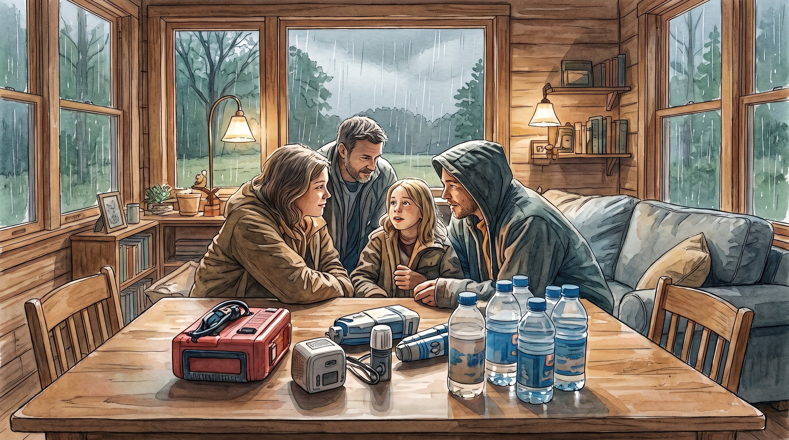 La preparación anticipada reduce los riesgos asociados a las tormentas y facilita la respuesta familiar. (Imagen Ilustrativa Infobae)