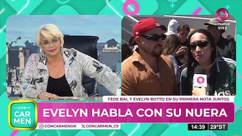 “¡Evelyn, tu suegra está en