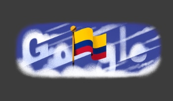 Google homenajea la independencia de Colombia con un doodle visible solo desde el país este 20 de julio de 2026.
