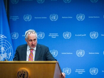 El portavoz de la secretaría general de la ONU, Stéphane Dujarric (Europa Press/Contacto/Bianca Oter)