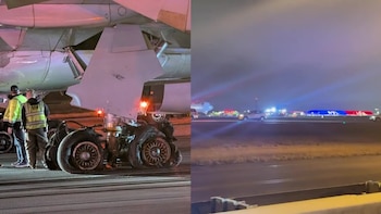 Avión de LATAM que partió
