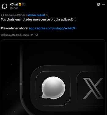 X dio a conocer que pronto llegará XChat a los usuarios de iPhone y iPad.