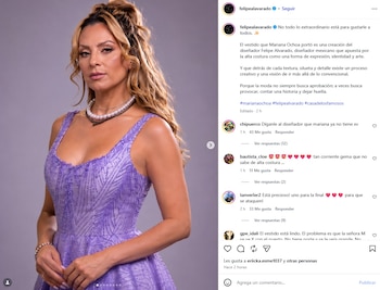 Quién es el diseñador mexicano del vestido “naco” que Gema Garoa le criticó a Mariana Ochoa (Redes Sociales)
