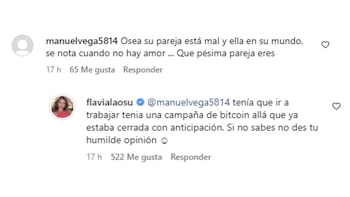 Flavia Laos responde a críticas.