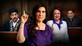 Para la oposición, la imagen de ministros en un acto de carácter político representa un riesgo para la confianza ciudadana en la Suprema Corte.