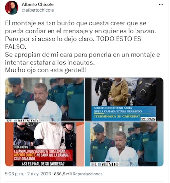 Alberto Chicote en su cuenta de Twitter