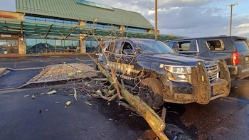 Dos vehículos presentan daños severos