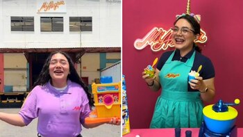 La joven presumió que tiene