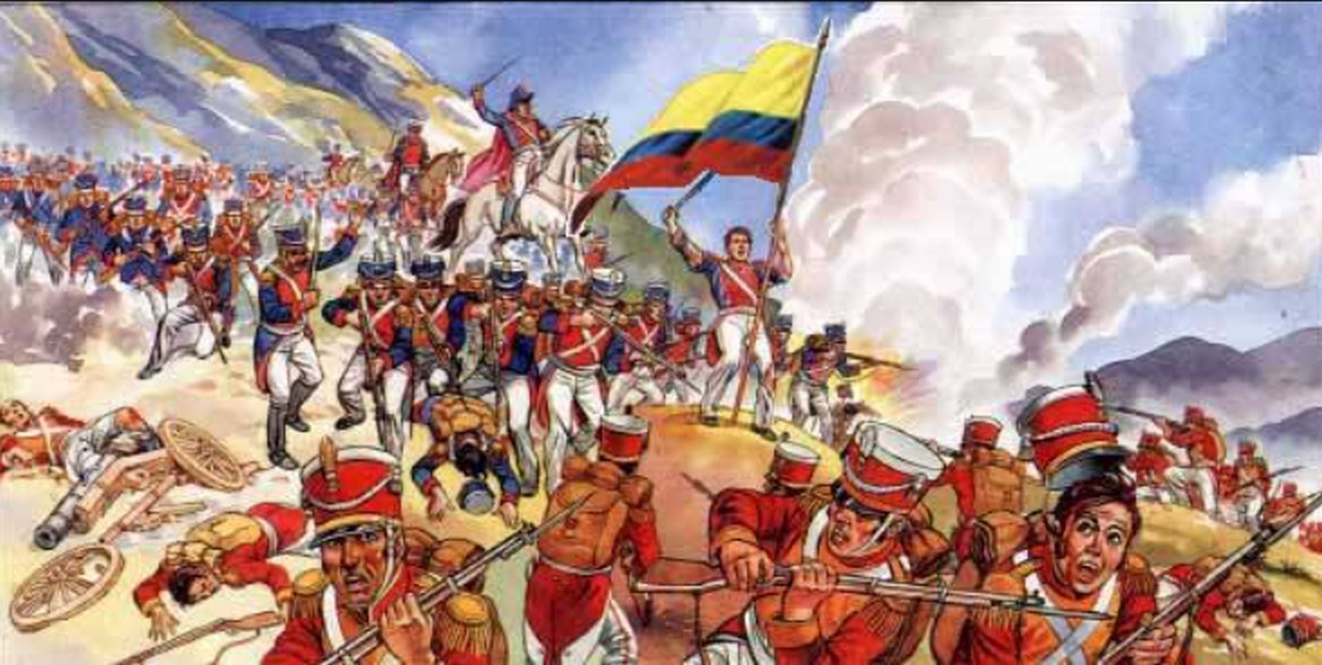 Perú y la Gran Colombia se enfrentaron en Tarqui en un combate que frenó el avance militar y abrió paso a un armisticio. (BNP)
