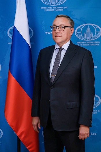 Dmitry Lyubinsky, viceministro de Exteriores de Rusia