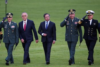 Colombia's President Gustavo Petro, Army