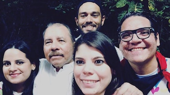 Daniel Ortega con tres de
