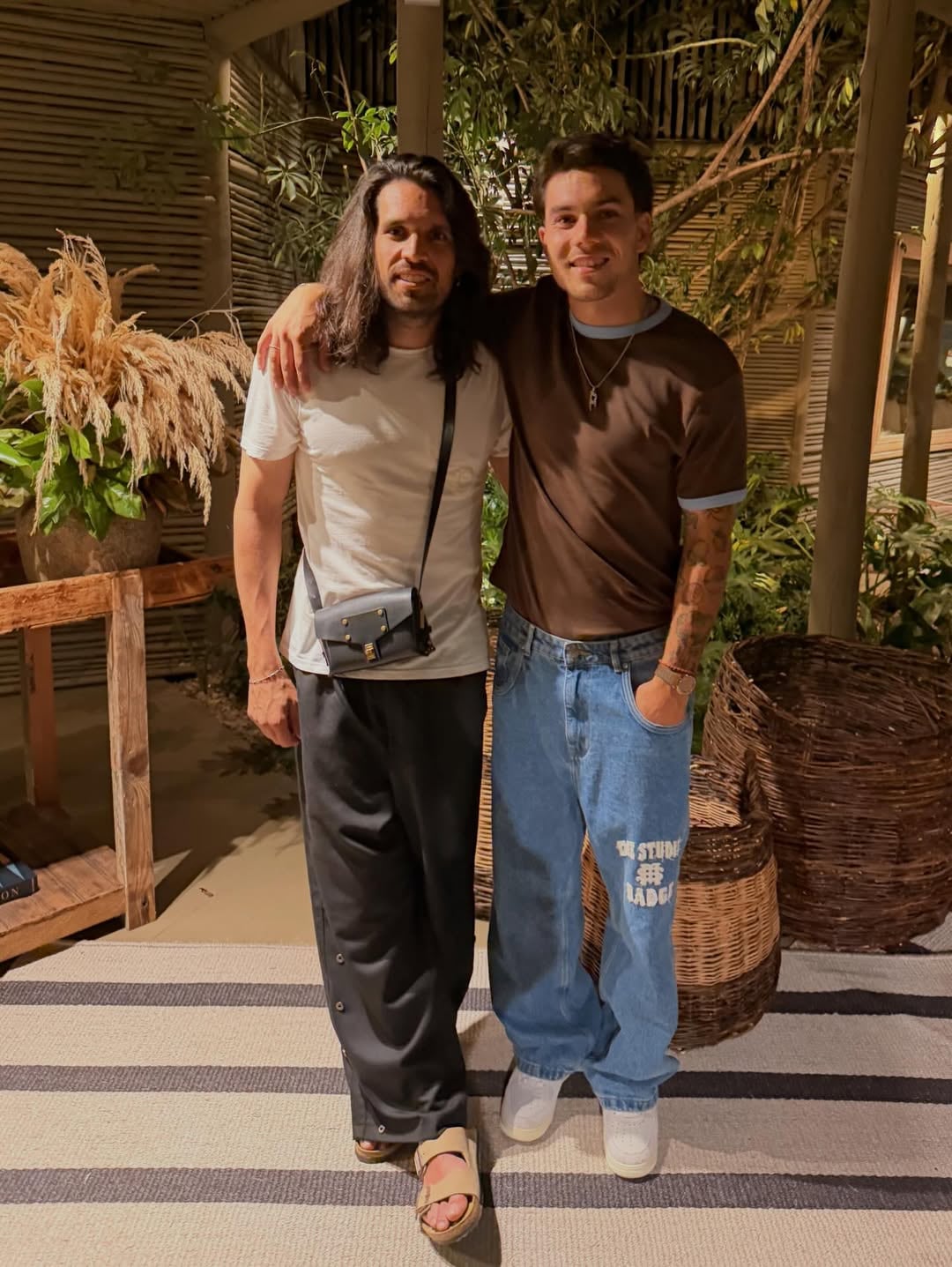 Lucas Blondel y Pablo Magnín coincidieron en Tigre