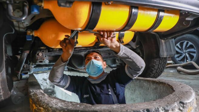 El uso de GNV contribuye a la reducción de la contaminación ambiental y mejora la eficiencia del parque automotor en Perú. (Gob)