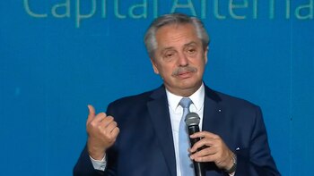 Alberto Fernández, esta tarde en