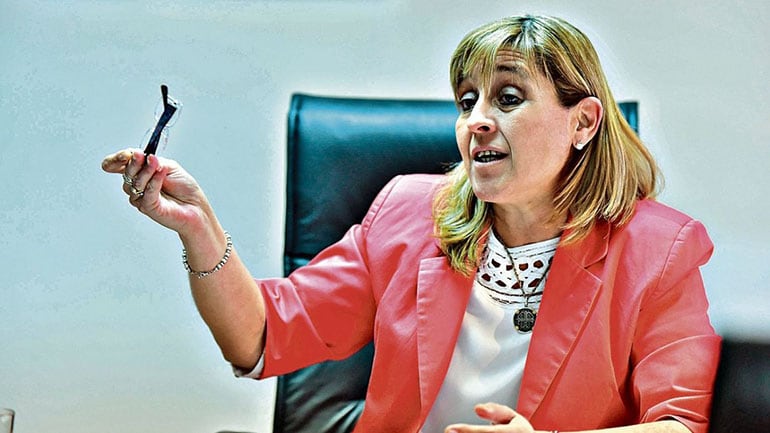 La jueza federal Marta Yáñez, apuntada por el querellante Tagliapietra