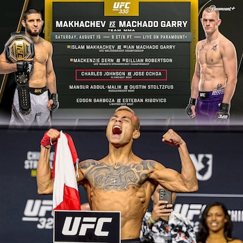 José Ochoa estaba a punto de debutar en la cartelera principal de un evento numerado de la UFC.