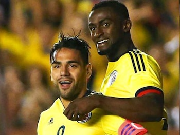 Radamel Falcao García y Jackson Martínez fueron compañeros tanto en la selección Colombia como en el F.C Porto de Portugal - crédito @fcf/X