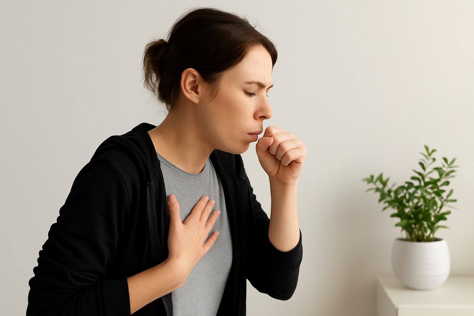 Los síntomas de la tuberculosis, como la tos, pueden confundirse al inicio, lo que retrasa su diagnóstico. (Imagen ilustrativa Infobae)