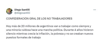 La opinión de Diego Santilli