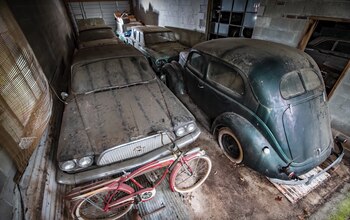 Colección de autos abandonados