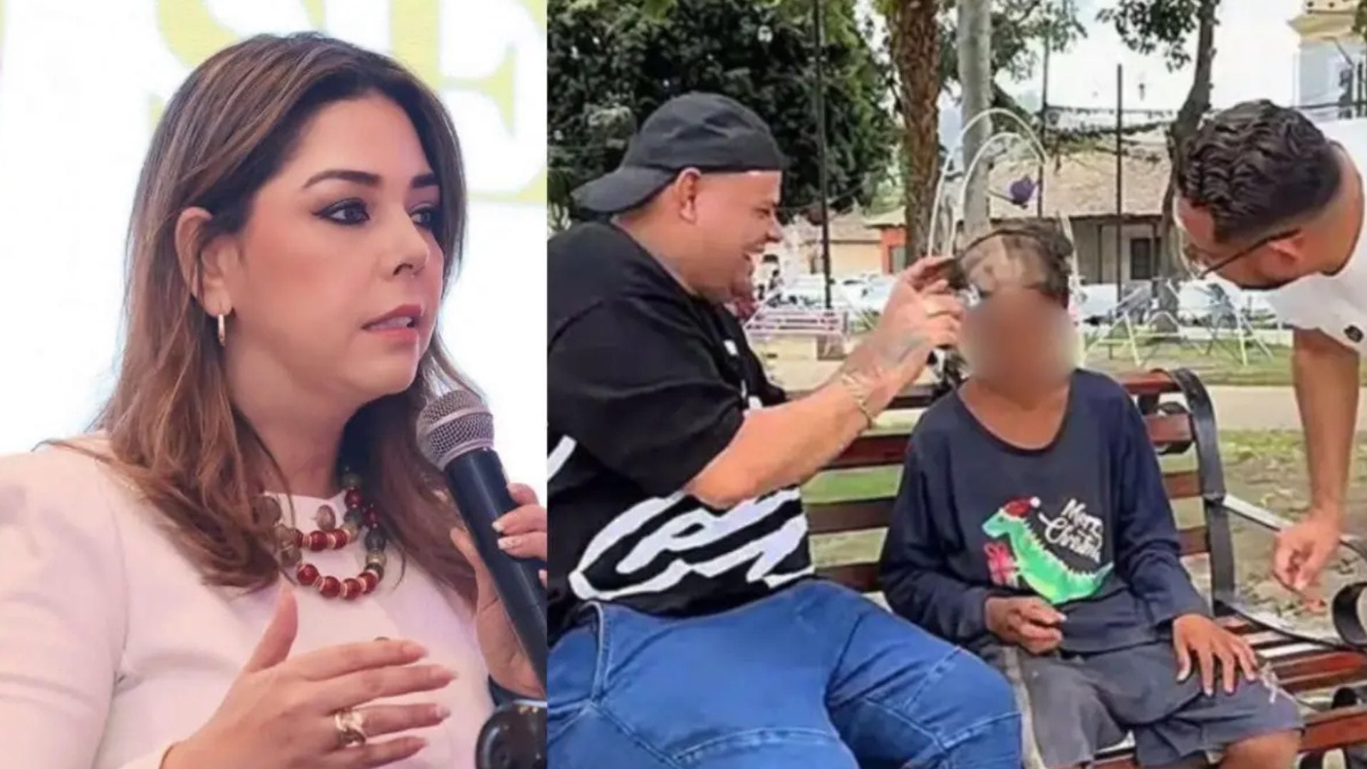 El video de dos creadores de contenido rapando a un niño por $20 provocó una ola de indignación en Honduras. (FOTO: HRN)