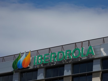 Logo de Iberdrola en su