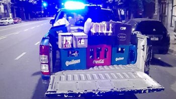 Constitución: el cargamento de alcohol