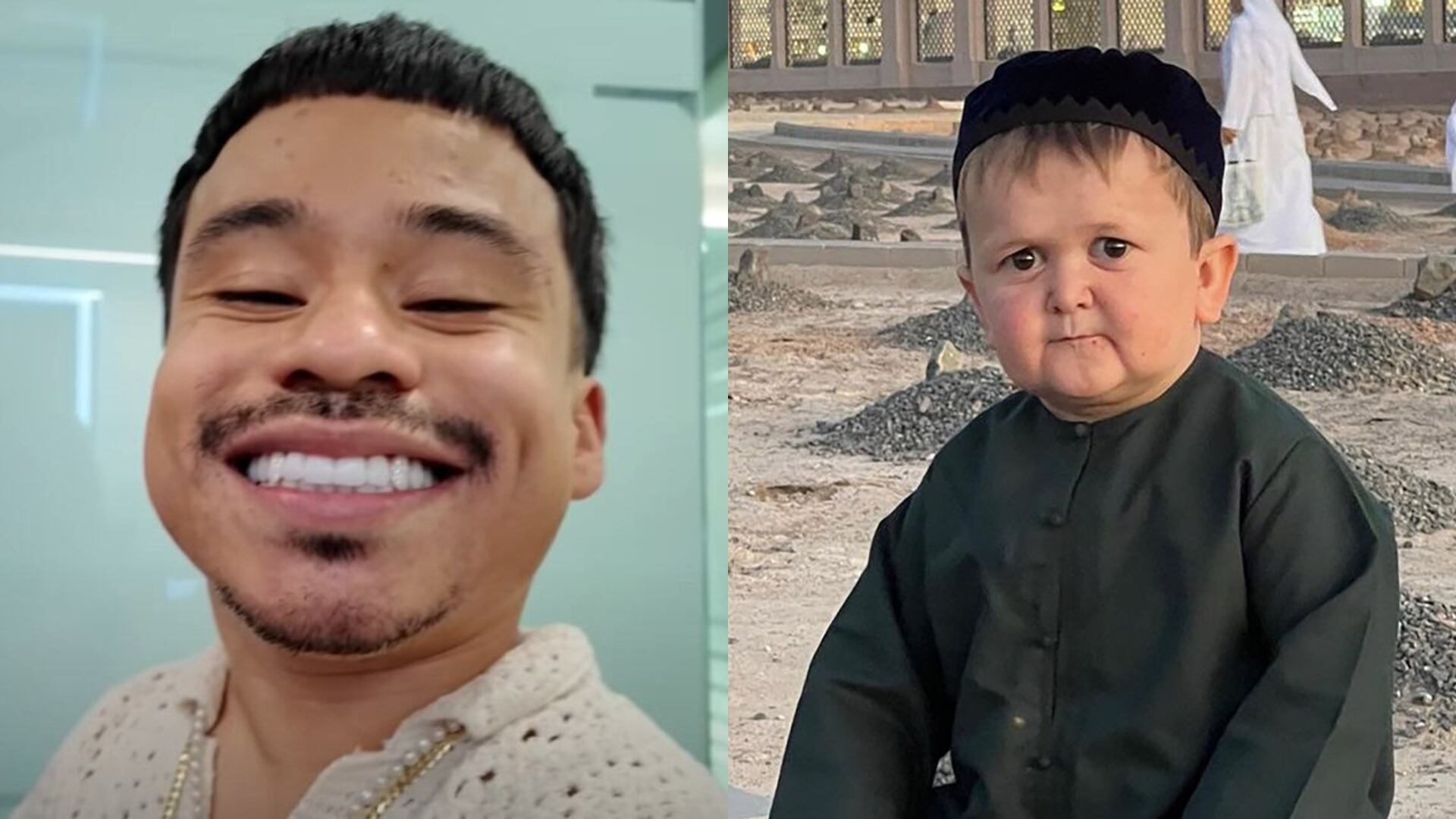 El video de Abelito retando a Hasbulla reaviva la campaña para un combate amistoso entre ambos influencers (IG)