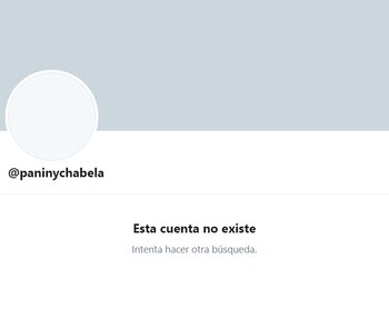 Ya no existe la cuenta