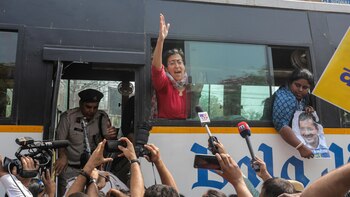 La ministra de Agua de