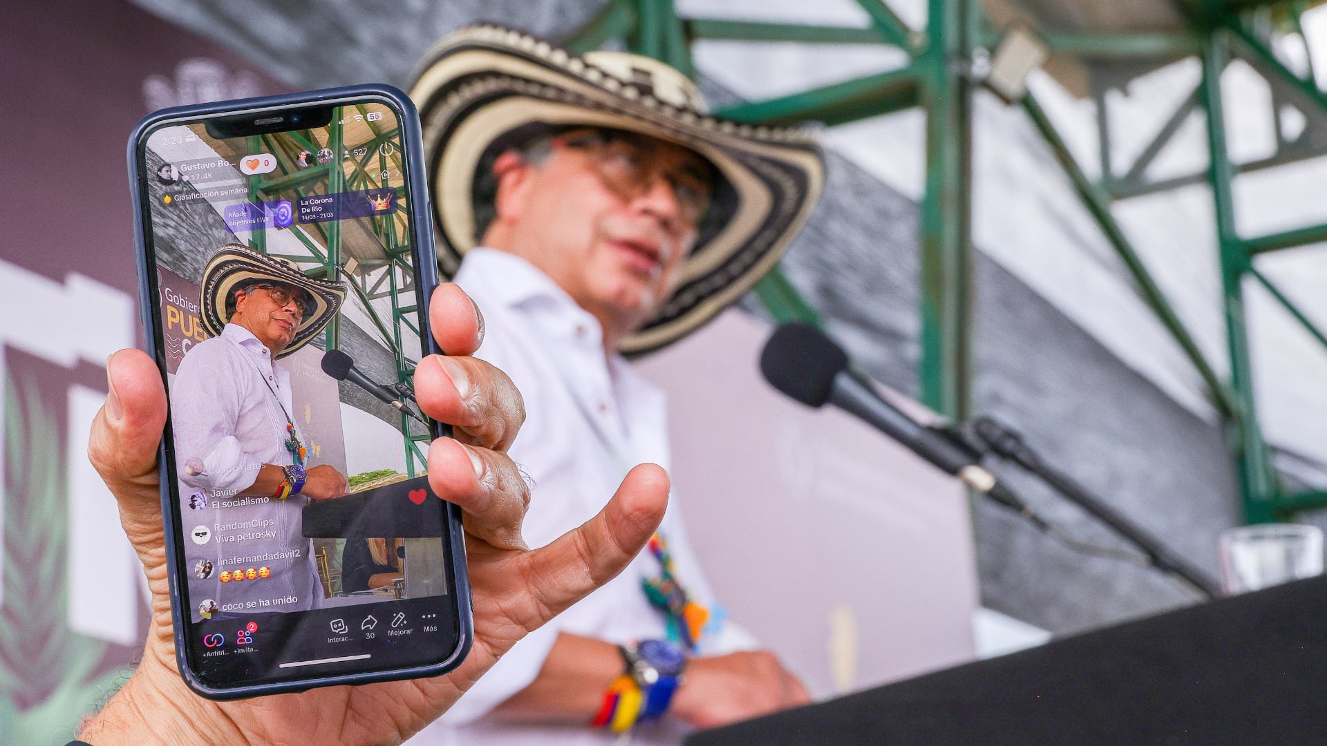 Polo Polo cuestionó los excesos del presidente Petro, no en su tiempo libre, sino cuando interfieren en su trabajo presidencial - crédito Joel González/Presidente