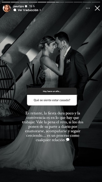 Pau tips habló de cómo se siente estar casa, tras un año de matrimonio - crédito @pautips/IG