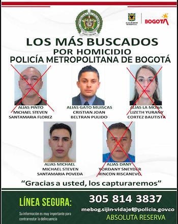 Además de alias Pinto y "La Mona" ya había sido detenido otro integrante de los Egolios, un exteniente de la Policía Nacional identificado como Yordany Sneyder Rincón Riscanevo, alias Dany - crédito Mebog