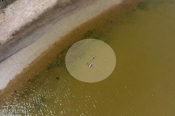 Los restos del "Elgar", buque