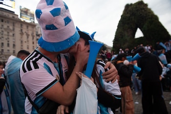 Festejos Argentina Inglaterra en el Mundial 2026 - Obelisco