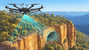 Drones con tecnología láser descubren refugios aborígenes milenarios ocultos en los bosques de Australia